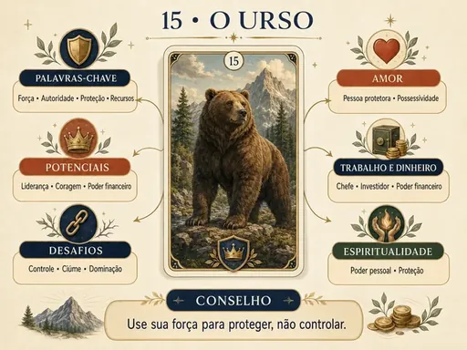 Página interna do Atlas S.I.N.A.L.: 15 · O Urso